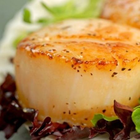 Pan-Seared Scallops with Herb Butter Sauce